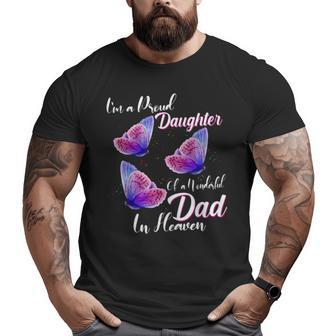 Dad In Heaven Big and Tall Men T-shirt | Mazezy