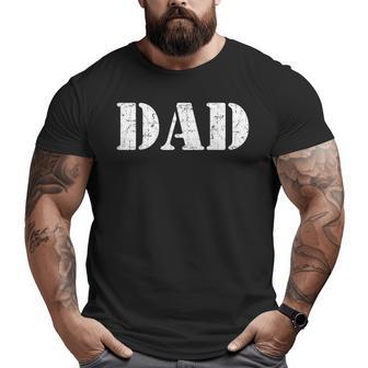 Dad For Dad Vintage Dad Ideas Fathers Day Fun Big and Tall Men T-shirt | Mazezy