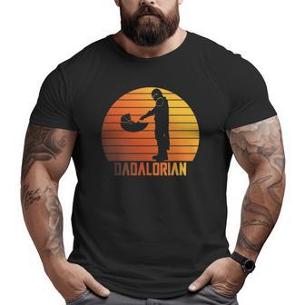 Dadalorian Fathers Day Big and Tall Men T-shirt | Mazezy