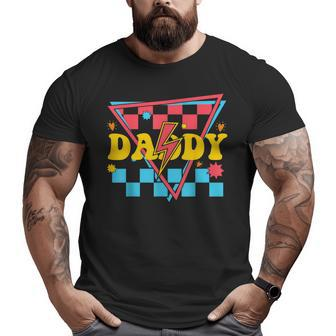 Daddy Fathers Day Retro Vintage 80S 90S Papa Papi Grandpa Grandpa Big and Tall Men T-shirt | Mazezy