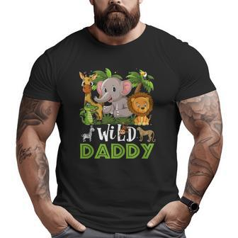 Daddy Of The Wild Zoo Safari Jungle Animal Big and Tall Men T-shirt | Mazezy