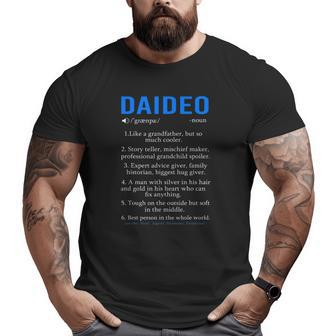 Daideo Definition Irish Grandpa Fathers Day Big and Tall Men T-shirt | Mazezy
