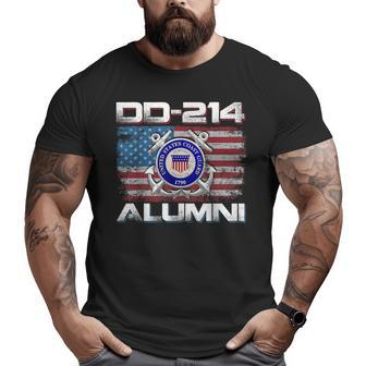 Dd214 Us Coast Guard Uscg Alumni Veteran Retirement Retirement Big and Tall Men T-shirt | Mazezy