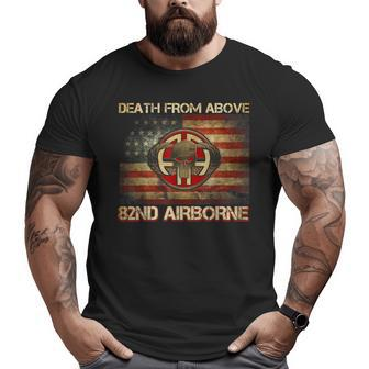 Death From Above 82Nd Airborne Division Veteran Big and Tall Men T-shirt | Mazezy