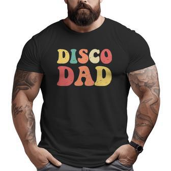 Disco Dad 1970'S Disco King Matching Couple S Essential Big and Tall Men T-shirt | Mazezy UK