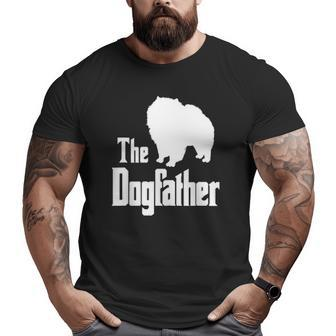 The Dogfather Dog Chow Chow Big and Tall Men T-shirt | Mazezy