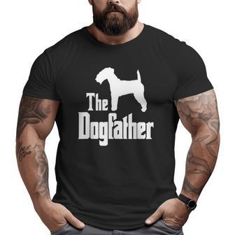 The Dogfather Dog Lakeland Terrier Big and Tall Men T-shirt | Mazezy