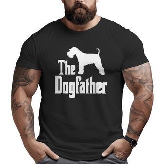 The Dogfather Miniature Schnauzer Doggift Idea Classic Big and Tall Men T-shirt | Mazezy