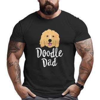 Doodle Dad Men Goldendoodle Dog Puppy Father Big and Tall Men T-shirt | Mazezy