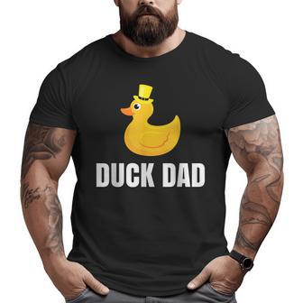 Duck Dad Daddy Father Birth Big and Tall Men T-shirt | Mazezy
