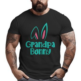 Easter Grandpa Bunny Big and Tall Men T-shirt | Mazezy