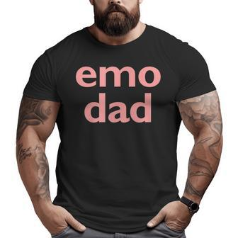 Emo Dad Pride Father's Day 90'S Retro Goth Summer T Pride Month s Big and Tall Men T-shirt | Mazezy