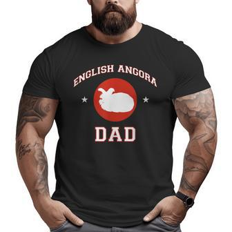 English Angora Rabbit Dad Big and Tall Men T-shirt | Mazezy