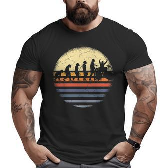 Evolution Drums Sunrise Drummer Big and Tall Men T-shirt | Mazezy