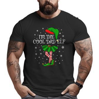 Family Matching I'm The Cool Dad Elf Christmas Big and Tall Men T-shirt | Mazezy CA
