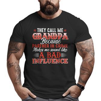 Family They Call Me Grandpa Big and Tall Men T-shirt | Mazezy