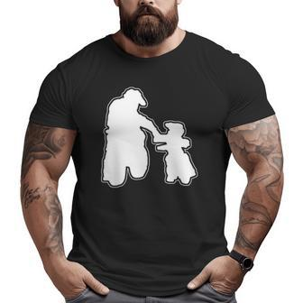 Father & Daughter Riding Partners Big and Tall Men T-shirt | Mazezy