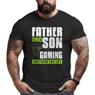 Father And Son Gaming Partners For Life Video Game Matching Big and Tall Men T-shirt | Mazezy