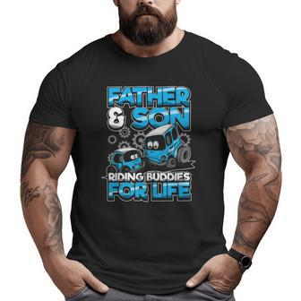 Father And Son Matching Outfit Riding Buddies For Life Big and Tall Men T-shirt | Mazezy
