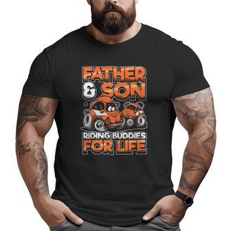 Father And Son Riding Buddies For Life Racing Car Matching Big and Tall Men T-shirt | Mazezy