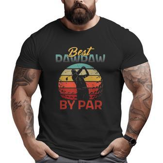 Father's Day Best Pawpaw Par Golf For Dad Grandpa Men Big and Tall Men T-shirt | Mazezy