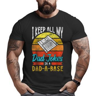 Fathers Day For Dad Jokes Dad For Men Big and Tall Men T-shirt | Mazezy