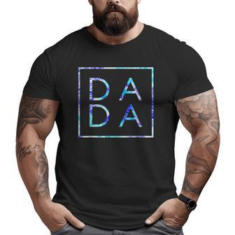 Father's Day For New Dad Dada Coloful Tie Dye Big and Tall Men T-shirt | Mazezy