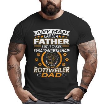 Father's Day T Best For Rottweiler Dad Big and Tall Men T-shirt | Mazezy