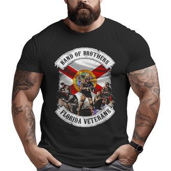 Florida Veterans Wwii Soldiers Band Of Brothers Big and Tall Men T-shirt | Mazezy