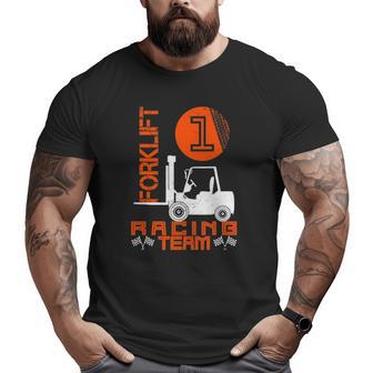 Forklift Driver Forklifter Forkstacker Fork-Lift Truck No 1 Ver2 Big and Tall Men T-shirt | Mazezy