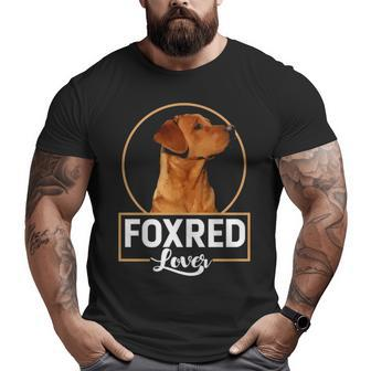 Foxred Labrador Lover Redfox Labrador Big and Tall Men T-shirt | Mazezy