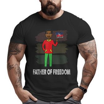 Freedom Junenth Fathers Day Black History African Big and Tall Men T-shirt | Mazezy