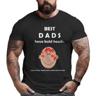 Best Dads Have Bald Heads Big and Tall Men T-shirt | Mazezy AU