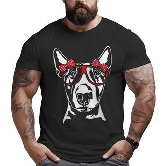 Cute Bull Terrier Girl Mom Dog Lover Big and Tall Men T-shirt | Mazezy