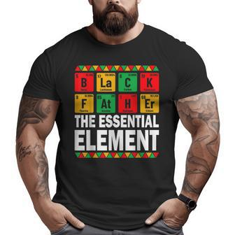 Dad Essential Element Junenth Father Periodic Table Big and Tall Men T-shirt | Mazezy