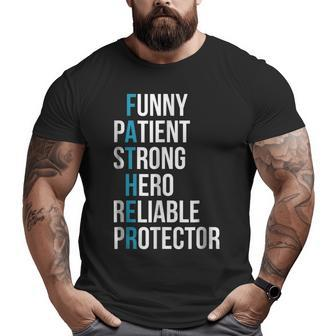 Fathers Day For The Best Dad Ever Big and Tall Men T-shirt | Mazezy