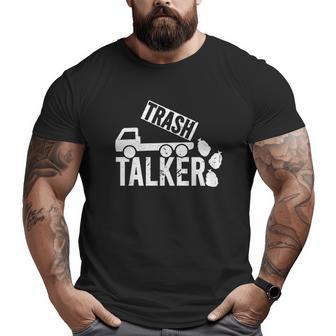 Garbage Dump Truck Driver Big and Tall Men T-shirt | Mazezy
