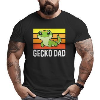 Gecko Lover Gecko Dad Big and Tall Men T-shirt | Mazezy