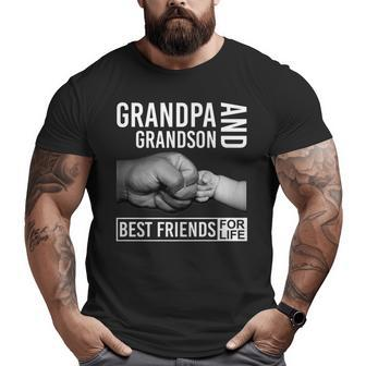 Grandpa And Grandson Best Friends For Life T Big and Tall Men T-shirt | Mazezy