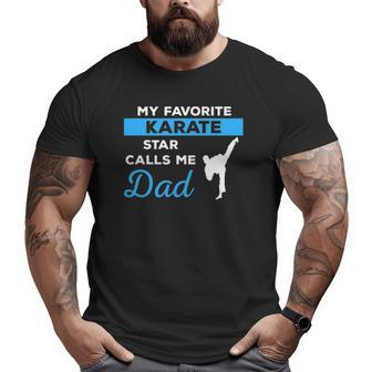 Karate Dadmartial Arts Fighting Tee Big and Tall Men T-shirt | Mazezy