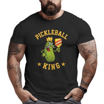 Pickleball King For Men Dad Or Grandpa Big and Tall Men T-shirt | Mazezy