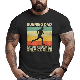 Running For Men Dad Marathon Runner Coach Marathoner Big and Tall Men T-shirt | Mazezy