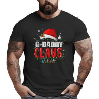 Santa G-Daddy Claus Christmas Matching Family Big and Tall Men T-shirt | Mazezy UK