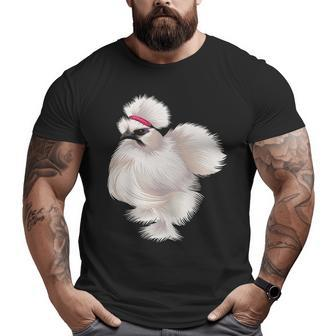 Silkie Chicken Silkie For Mama Big and Tall Men T-shirt | Mazezy