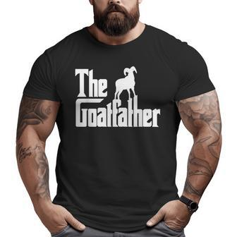 The Goatfather Goat Father Lover Animal Big and Tall Men T-shirt | Mazezy