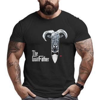 The Goatfather Goat Father Lovers Big and Tall Men T-shirt | Mazezy
