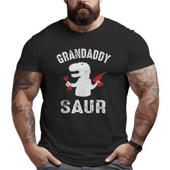 Granddaddy Saurus rex Grandpasaurus Big and Tall Men T-shirt | Mazezy