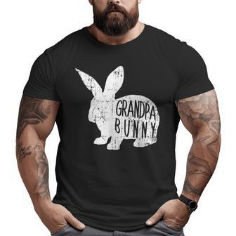Grandpa Bunny Matching Family Easter Rabbit For Paps Big and Tall Men T-shirt | Mazezy
