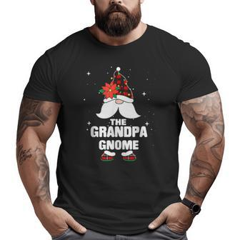 The Grandpa Gnome Christmas Big and Tall Men T-shirt | Mazezy