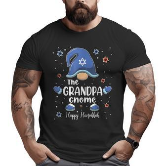 Grandpa Gnome Hanukkah Family Matching Pajama Big and Tall Men T-shirt | Mazezy UK
